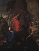 Nicolas Poussin Moses Bringing Forth Water from the Rock china oil painting reproduction